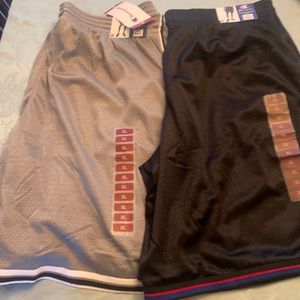 2 pair athletic shorts